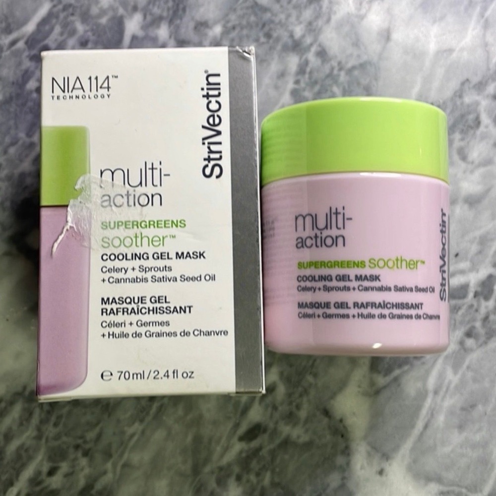 New StriVectin Multi-Action Supergreens Soother Cooling Gel Mask
